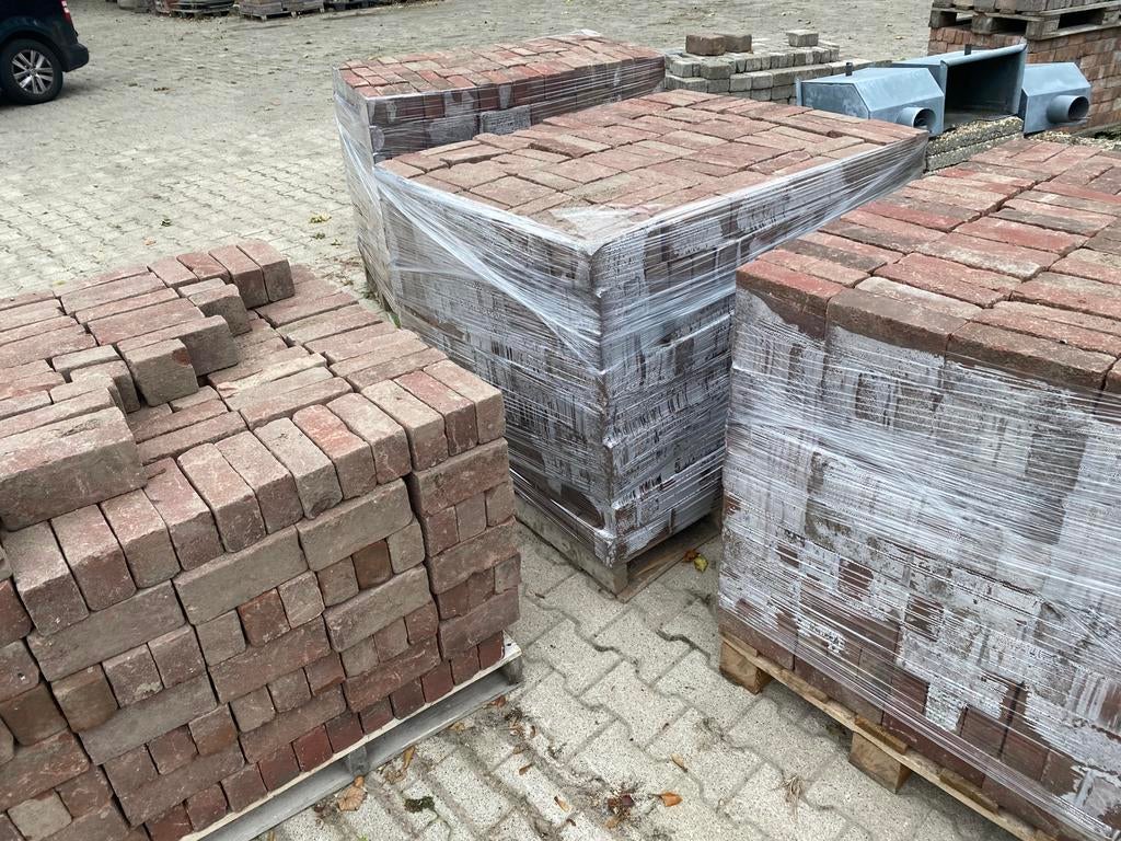 Gebakken 7 duimers, Doe-het-zelf en Verbouw, Metselstenen, Ophalen of Verzenden, Zo goed als nieuw, Bakstenen