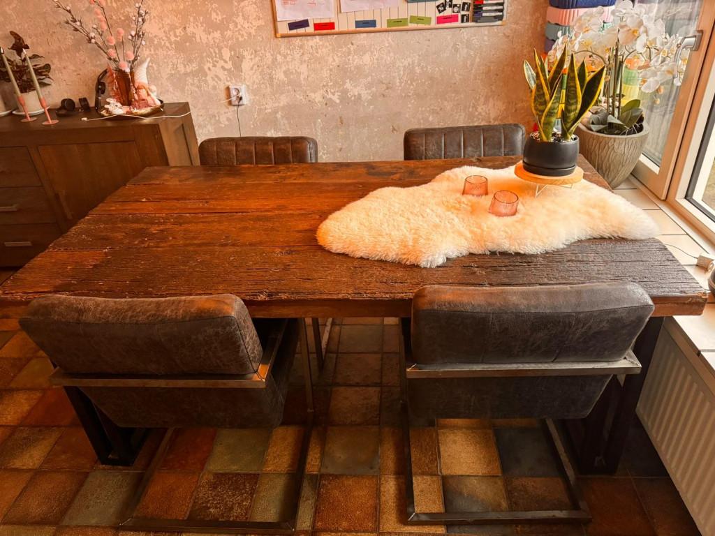 Driftwood Eettafel, Huis en Inrichting, Tafels | Eettafels, 200 cm of meer, 50 tot 100 cm, Vier personen, Rechthoekig