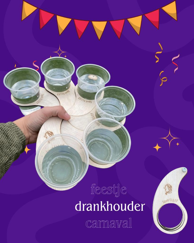 festival drankhouder, Drie personen of meer