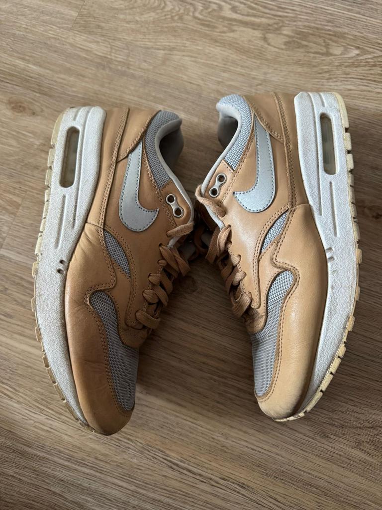Nike air max 1 premium Vachetta Tan maat 38,5 voor 50 euro, Ophalen, Zo goed als nieuw, Sneakers of Gympen