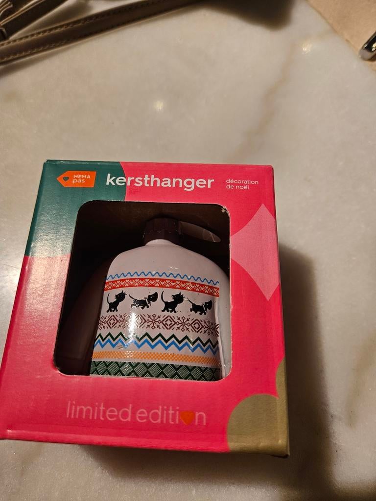 Hema Siepie & Takkie Kersthanger trui-  Limited Edition, Diversen, Kerst, Ophalen of Verzenden, Zo goed als nieuw