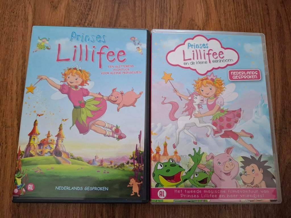 2 dvd's van Prinses Lilliefee, Alle leeftijden, Ophalen of Verzenden, Zo goed als nieuw