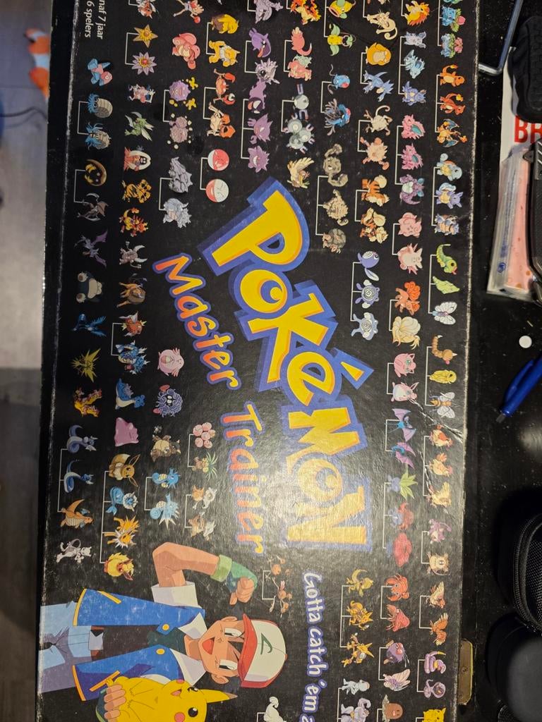 Pokemon Master Trainer Bordspel - Nostalgie!, Hobby en Vrije tijd, Gezelschapsspellen | Bordspellen, Ophalen of Verzenden, Een of twee spelers