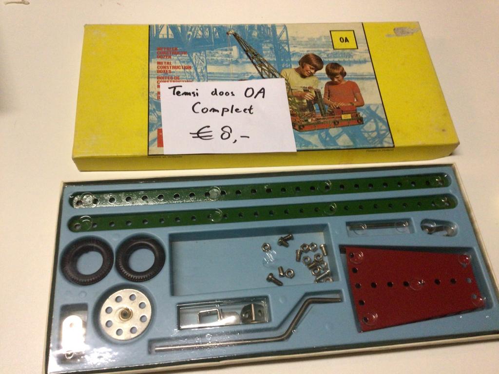 Temsi OA meccano Compleet - Vintage Constructie Speelgoed, Antiek en Kunst, Antiek | Speelgoed, Ophalen of Verzenden