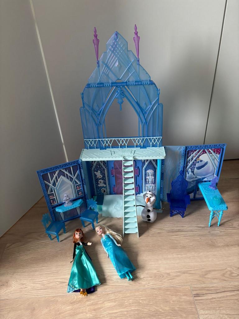 Frozen Kasteel met Anna en Elsa, Kinderen en Baby's, Ophalen, Zo goed als nieuw, Complete set