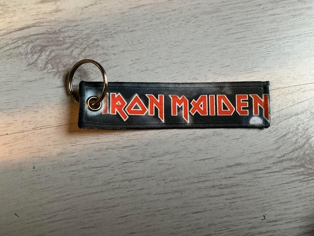 Sleutelhanger van iron maiden nieuw zie foto Nr 1, Nieuw, Ophalen of Verzenden, Sleutelhanger van iron maiden nieuw zie foto Nr 1
