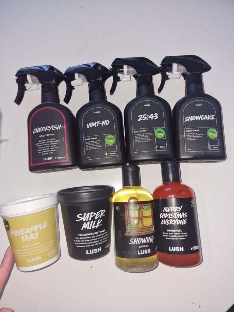 Lush Body Sprays SnowCake Cherryish 25:43 Vimt-No Douchegel, Ophalen of Verzenden, Nieuw