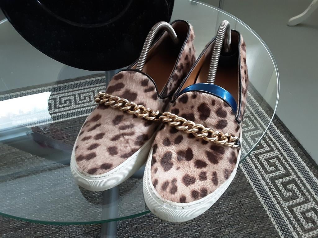 Aparte loafers met dierenprint van PHILOU, Ophalen of Verzenden, Zo goed als nieuw, Overige kleuren, Instappers