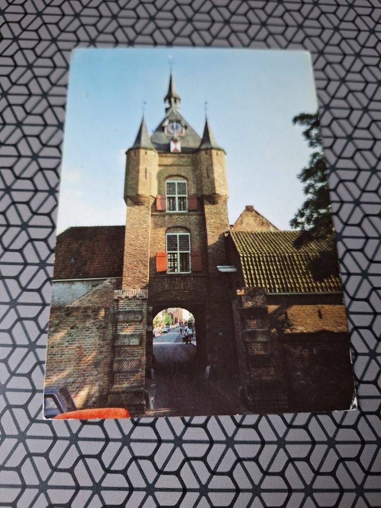 Oude lekpoort Vianen., Verzamelen, Ansichtkaarten | Nederland, Ophalen of Verzenden, Voor 1920