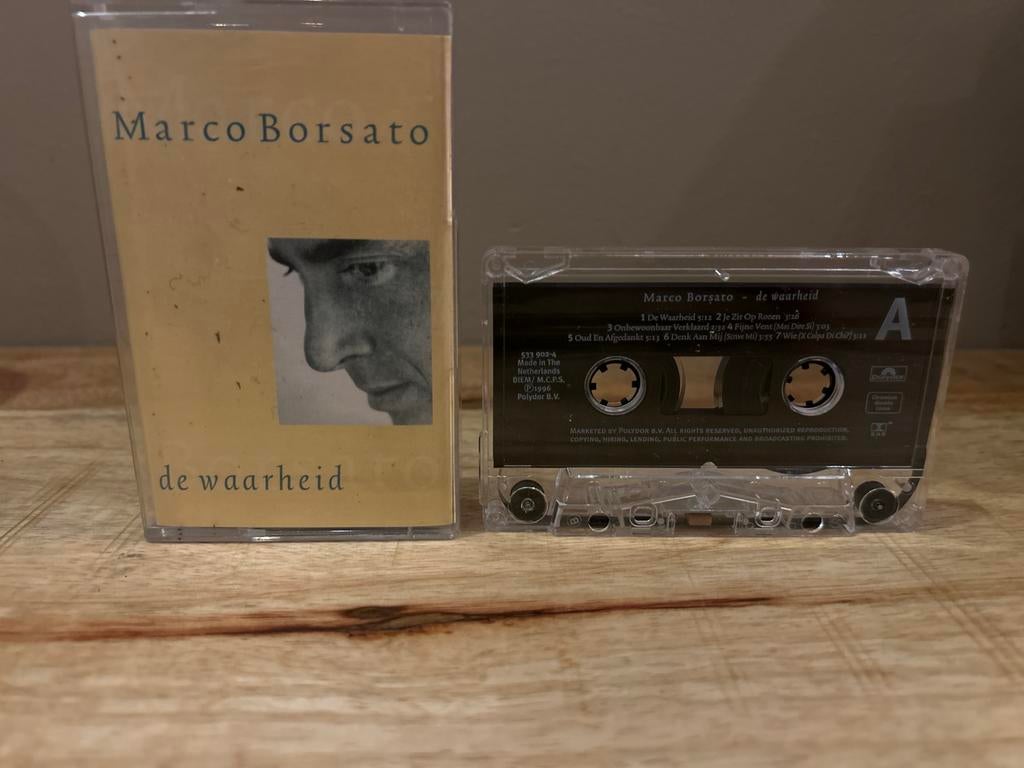 Marco Borsato - De Waarheid Cassetteband, Cd's en Dvd's, Cassettebandjes, Gebruikt, 1 bandje, Ophalen of Verzenden, Origineel