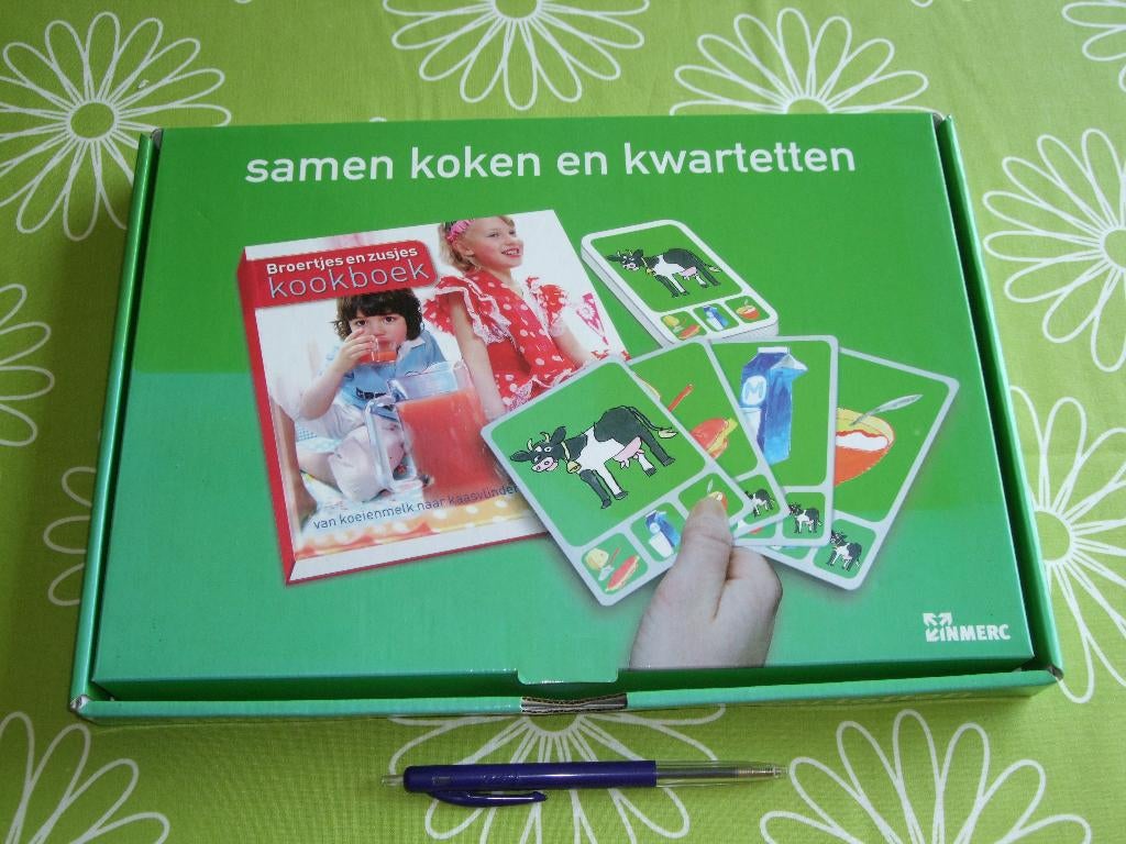 Samen koken en kwartetten - Broertjes & Zusjeskookbox, Ophalen of Verzenden, Zo goed als nieuw, Kwartet(ten)