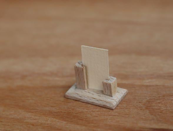 Handgemaakt piepklein beukenhouten foto lijstje., Ophalen of Verzenden, Nieuw, Gebruiksvoorwerp