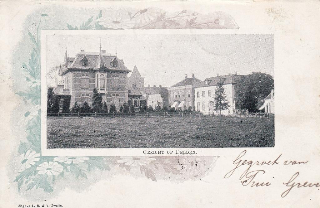 Delden, 1902., Ophalen of Verzenden, Voor 1920, Gelopen, Overijssel