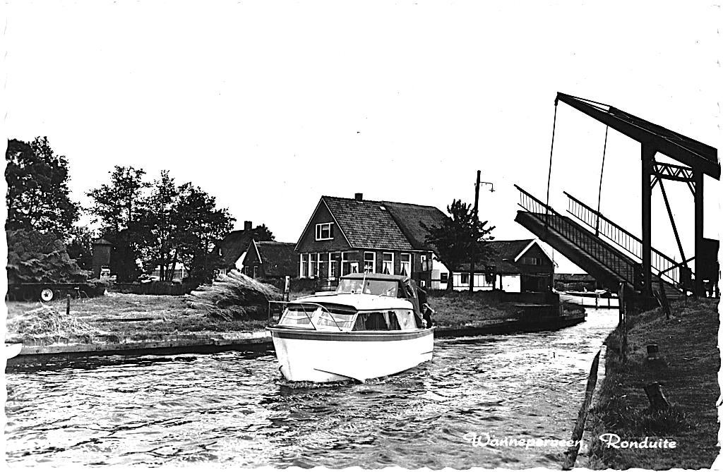 700541 Wanneperveen Ronduite 1967 Nette oude kaart onbeschr, Verzamelen, Ansichtkaarten | Nederland, Ongelopen, Overijssel, 1960 tot 1980