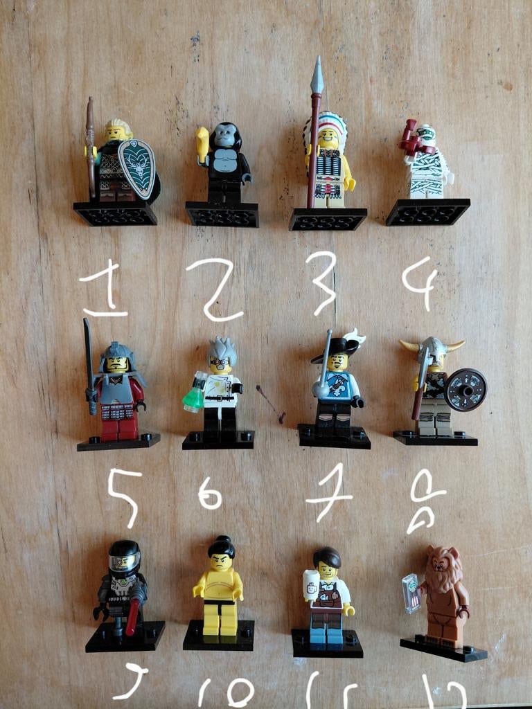 Lego Minifigures Series - Diverse minifiguren, Kinderen en Baby's, Speelgoed | Duplo en Lego, Ophalen of Verzenden, Zo goed als nieuw