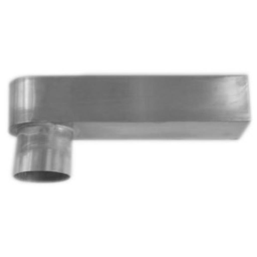 Zinken Stadsuitloop 60x80mm  VANKOPERTOTZINK