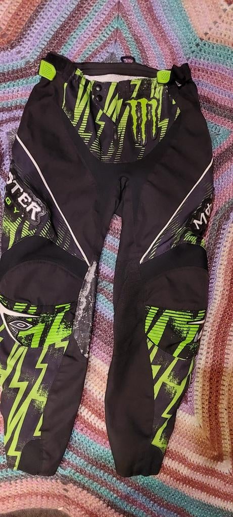 Motorcross broek monster energy maat 32, Ophalen, Tweedehands, Broek | textiel