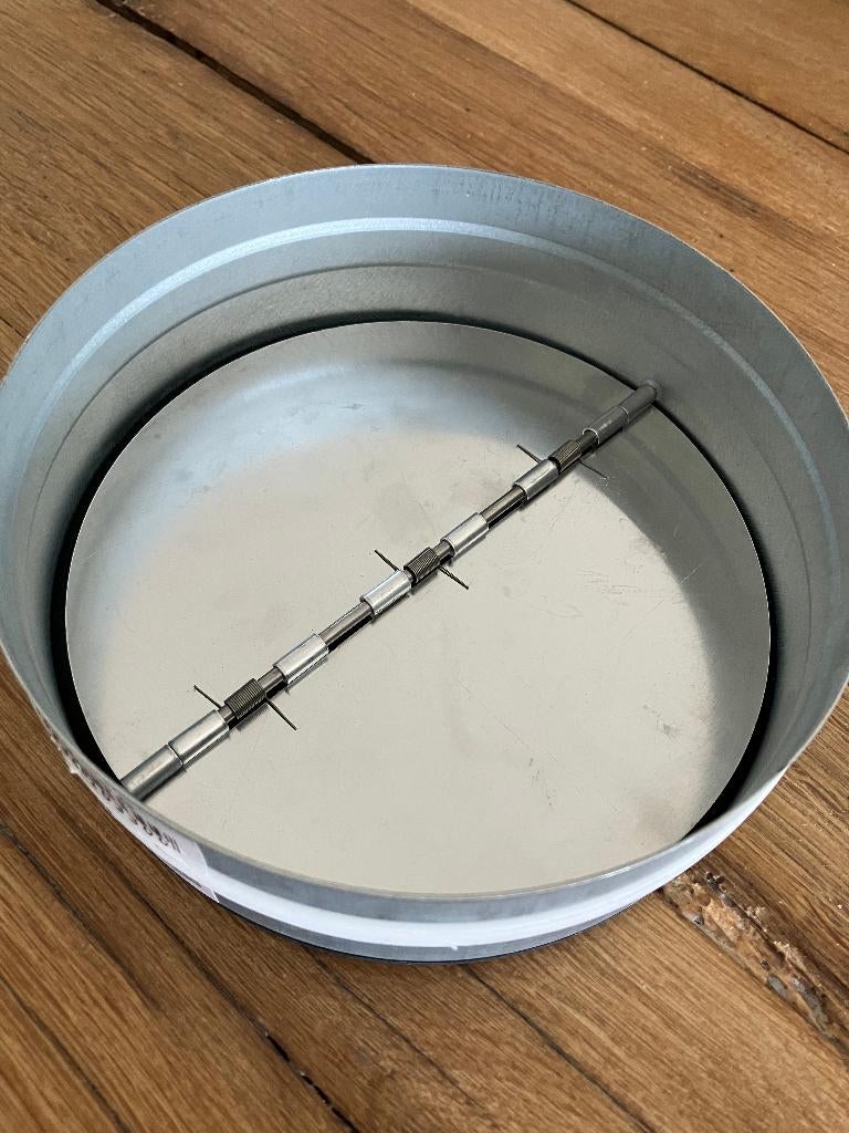 Terugslagklep 15cm IN-buis, Doe-het-zelf en Verbouw, Buizen en Afvoer, Overige materialen, 6 meter of meer, Overige typen, Nieuw