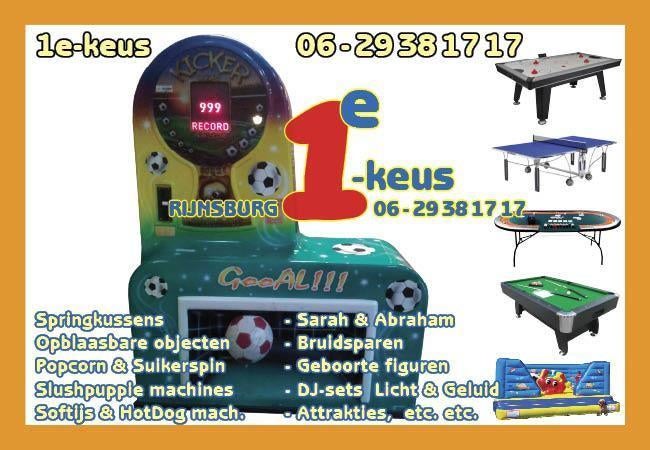 VOETBALAUTOMAAT, Voetbalmachine huren, voordelig, Hobby en Vrije tijd, Ophalen of Verzenden, Zo goed als nieuw, Overige