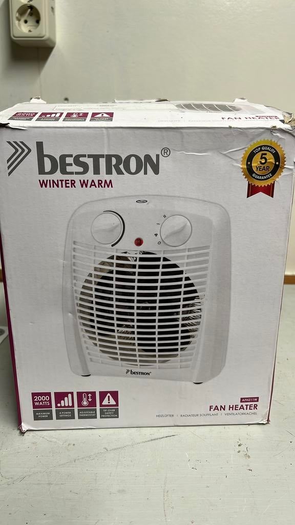 Elektrische Hetelucht verwarming Merk Bestron, 30 tot 80 cm, Gebruikt, Radiator, Minder dan 60 cm