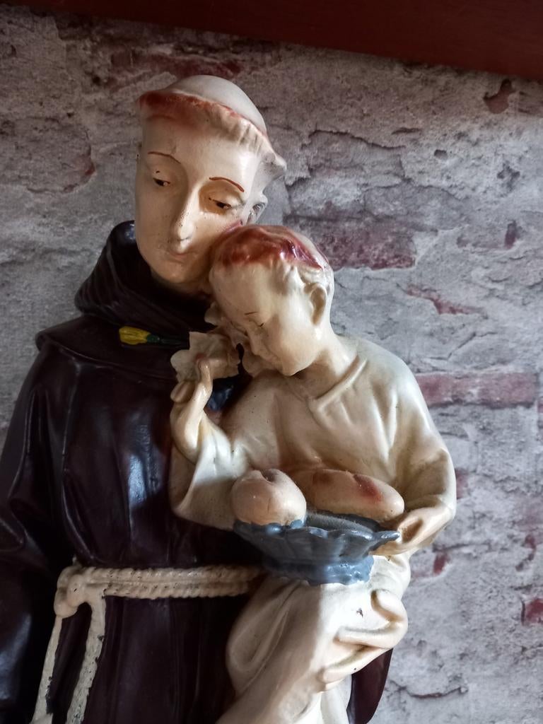 Groot!!!! beeld van Antonius met Jezus ‼️opruiming‼️, Ophalen