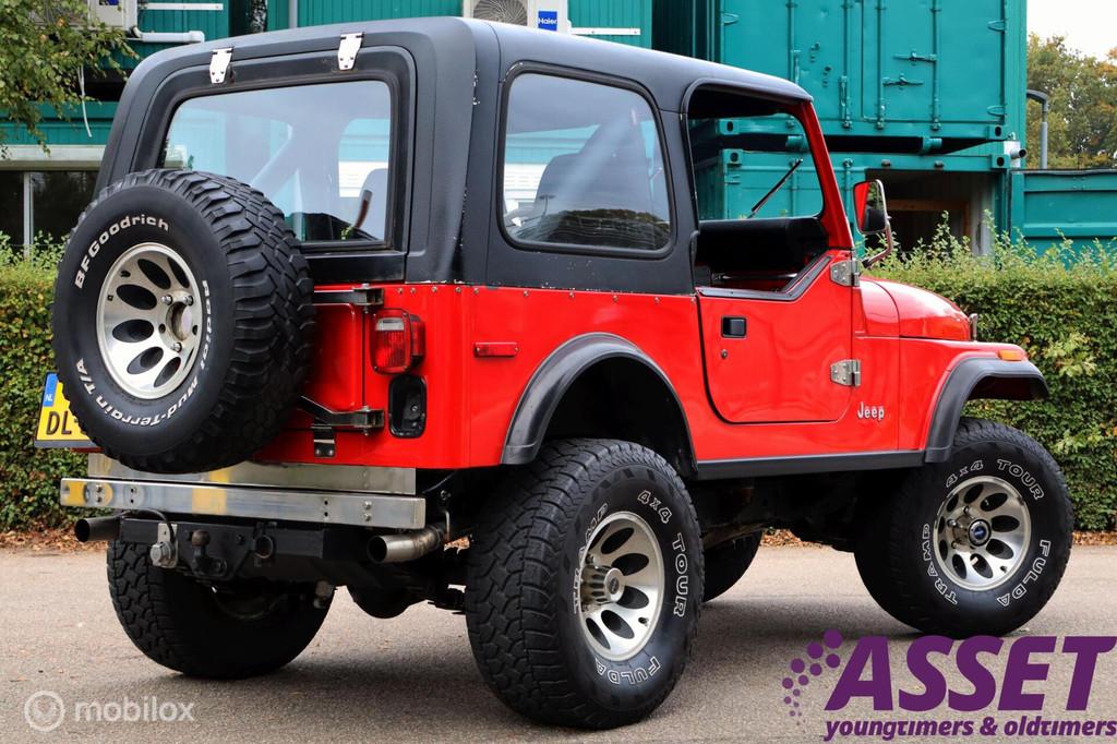 Oldtimer Jeep CJ-7 4.2 Renegade 1985 | Hard/soft/bikinitop, Auto's, Gebruikt, CJ, 4 stoelen, Handgeschakeld