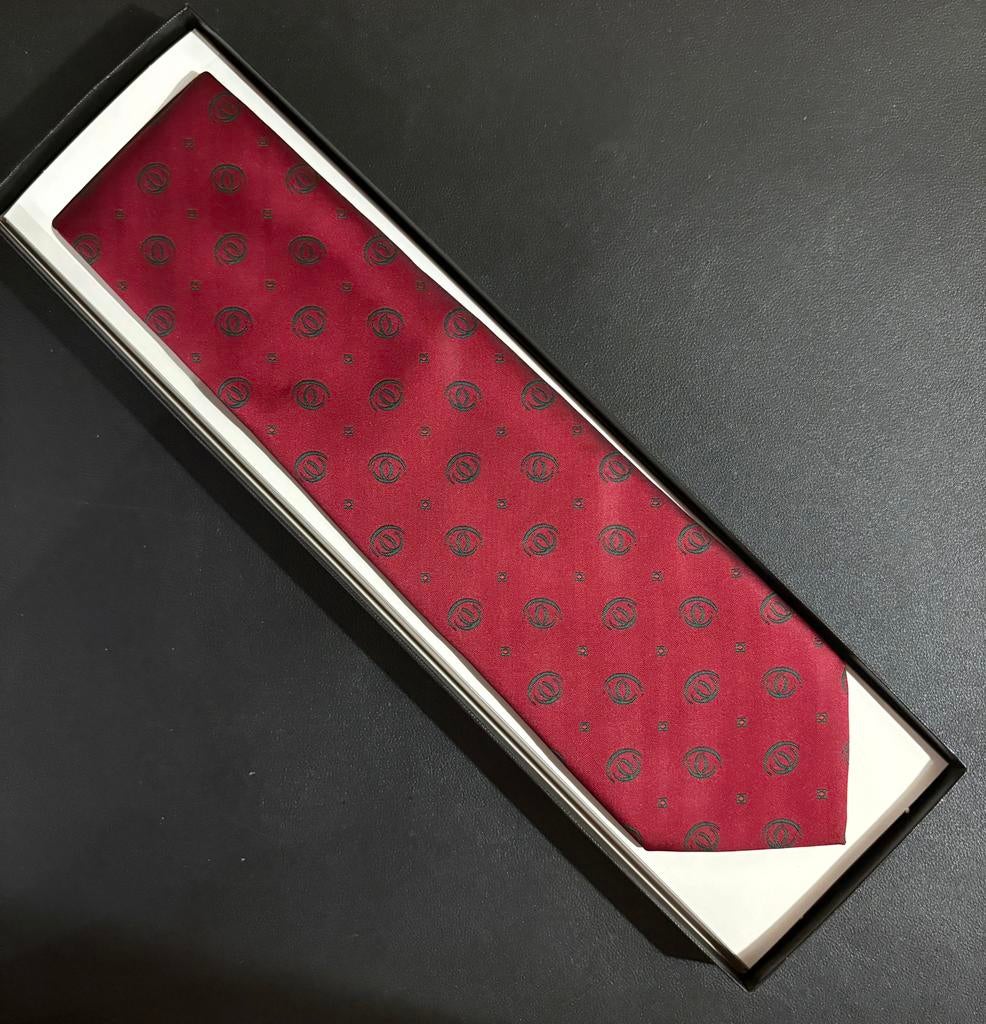 Stropdas Arriva (donkerrood), Ophalen of Verzenden, Zo goed als nieuw, Bus of Metro