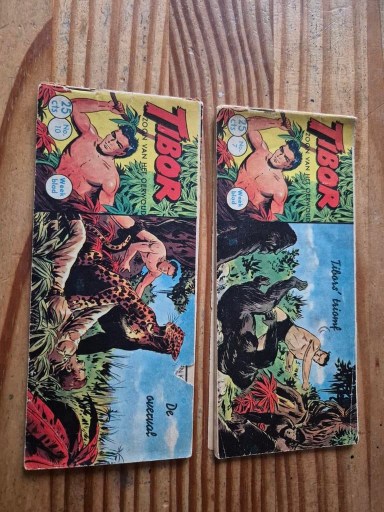 Tibor nr 7 en 10 - Stripboeken, Ophalen of Verzenden