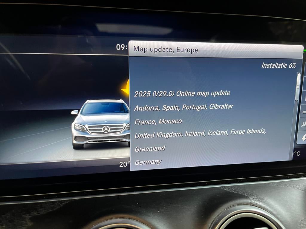 Mercedes Comand Mbux audio20 2026 Navigatie kaartupdate, Ophalen of Verzenden, Nieuw, Heel Europa, Update