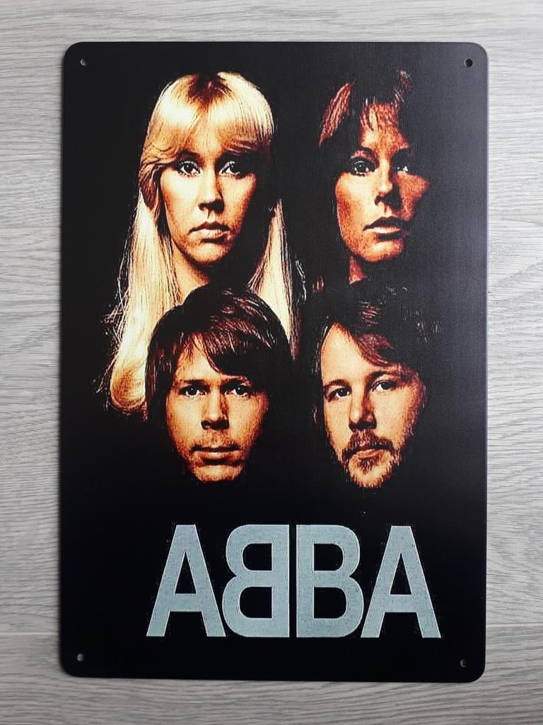 Abba 20x30 cm Reclamebord, Verzamelen, Ophalen of Verzenden, Nieuw, Poster, Artwork of Schilderij