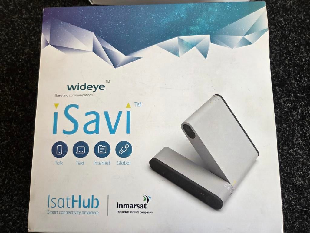 IsatHub Hotspot iSavi satelliet ontvanger, Ophalen of Verzenden