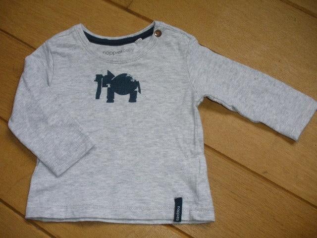 NOPPIES t- shirt grijs maat 56 - nieuw -, Jongetje of Meisje, Nieuw, Ophalen of Verzenden, Noppies