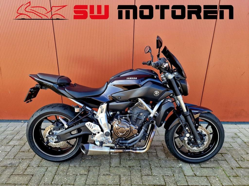 MT07 ABS, YOSHIMURA UITLAAT, LAGE KM! MT 07, 2 cilinders, Motorrijbewijs A, Bedrijf, Onbekend