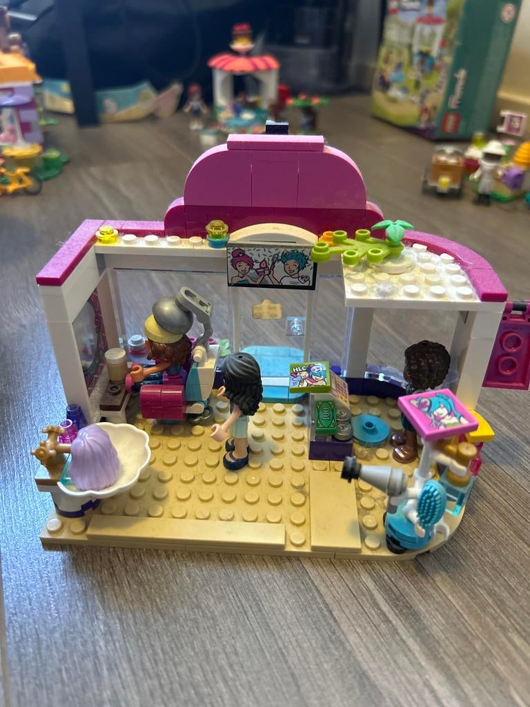 Lego Friends kapsalon, Ophalen, Gebruikt