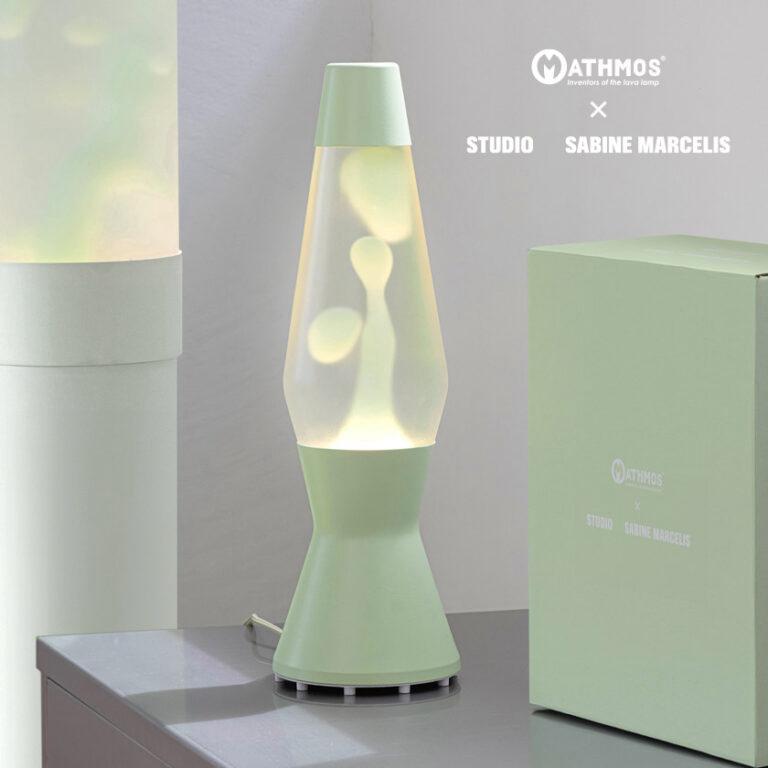 Mathmos x Sabine Marcelis Limited Edition Astro Lavalamp, Huis en Inrichting, Lampen | Tafellampen, Nieuw, Minder dan 50 cm, Glas