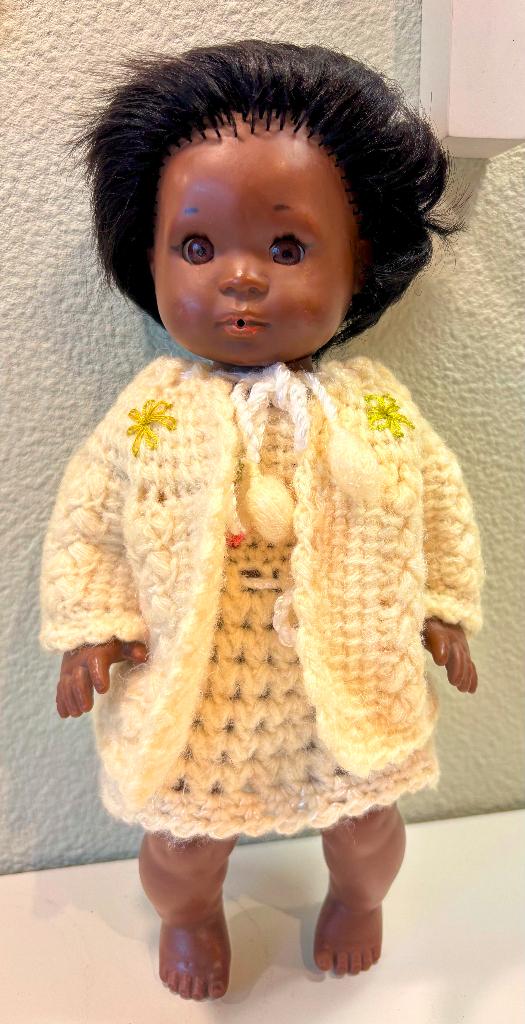 Oude pop kleiner model, Verzamelen, Poppen, Verzenden, Gebruikt, Pop