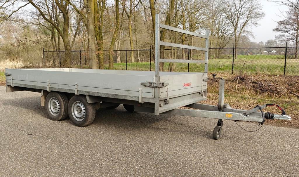 Anssems plateauwagen marge 400x180 2500kg bj 2023, Auto diversen, Aanhangers en Bagagewagens, Ophalen, Gebruikt