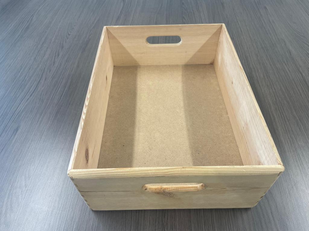 Houten kist 40x30x14cm voor opslag of fruit, Ophalen of Verzenden, Nieuw, Overige houtsoorten, Minder dan 50 cm