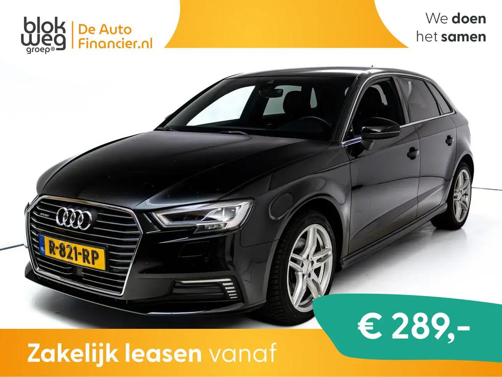 Audi A3 Sportback 40 e-tron Advance Sport | Ele € 20.950,0, Gebruikt, Euro 6, Leder en Stof, Zwart