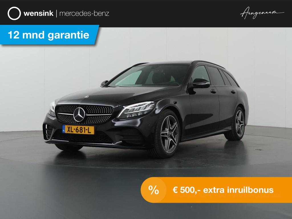 Mercedes-Benz C-klasse Estate 160 Business Solution | AMG |, Auto's, 4 cilinders, 129 pk, Zwart, C-Klasse