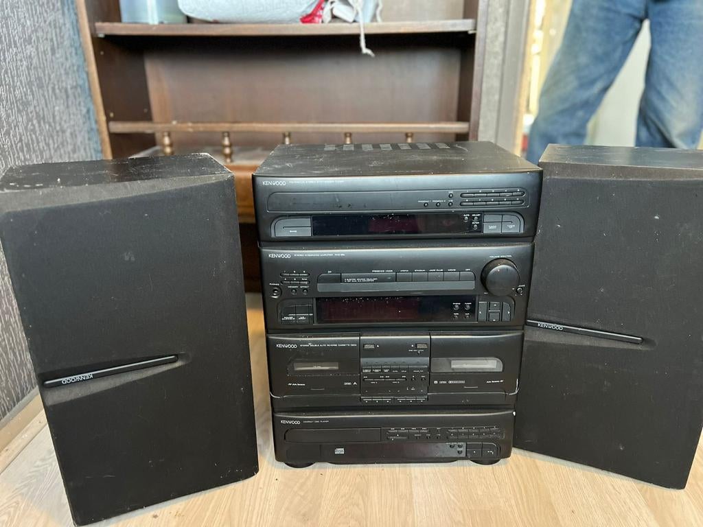 Kenwood Stereo Set met Speakers, Audio, Tv en Foto, Stereo-sets, Gebruikt, Losse componenten, Tuner of Radio, Ophalen