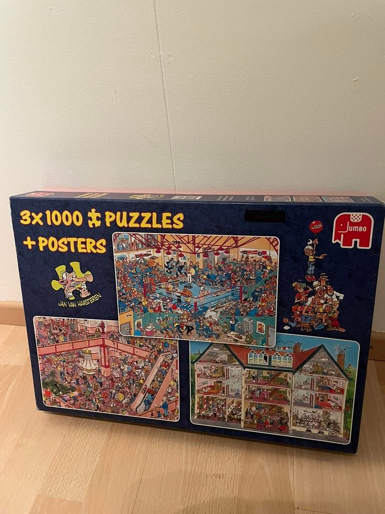 Jan van Haasteren puzzel, Ophalen, 500 t/m 1500 stukjes, Zo goed als nieuw