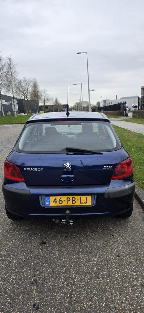 Peugeot 307 1.6 16V 5DR 2004 Blauw, Voorwielaandrijving, Stof, Zwart, 4 cilinders