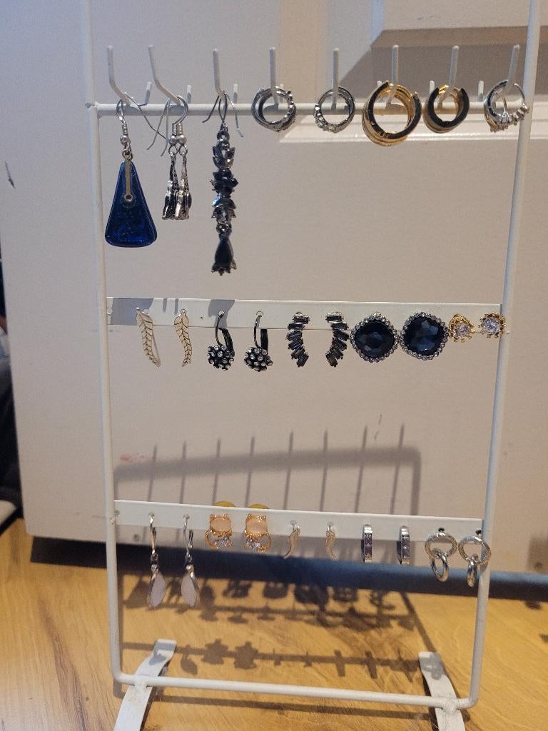 oorbellen, Overige materialen, Hangers, Met edelsteen, Ophalen of Verzenden