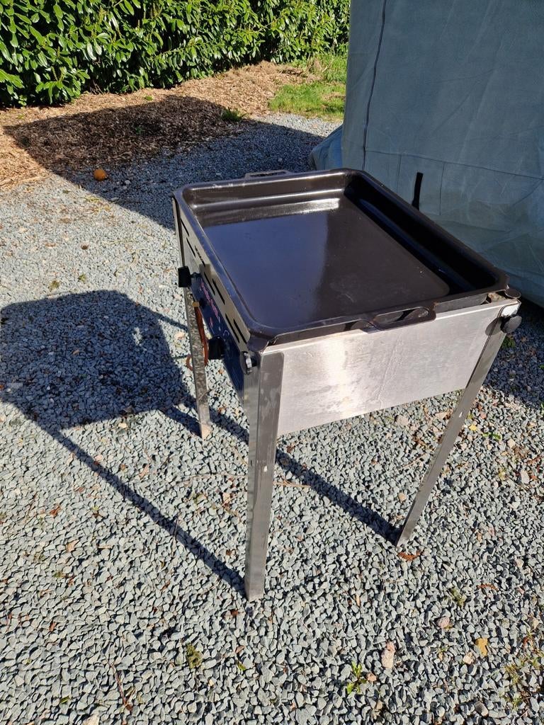 Magic Grill gasbarbecue met bakplaat, Ophalen, Gebruikt, Magic Grill