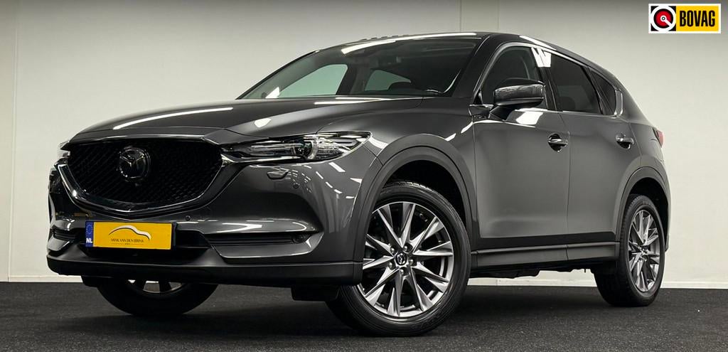 Mazda CX-5 2.5 SkyActiv-G 194 4WD AWD Signature*OpenDak*Lede, Auto's, Mazda, Gebruikt, Zwart, 4 cilinders, Adaptive Cruise Control