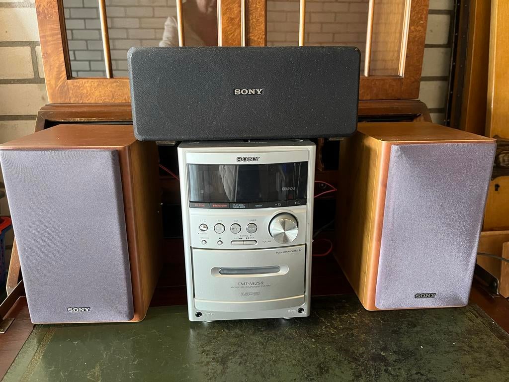 Sony CMT-NEZ50 Micro Hifi Systeem met CD, Cassette, Radio, Gebruikt, Cassettedeck, Ophalen of Verzenden, Microset