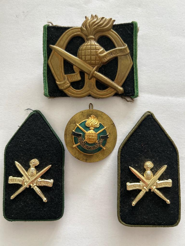 Nederlandse Commando’s KCT set baretembl.kraagspiegels speld, Verzenden, Landmacht, Nederland, Embleem of Badge