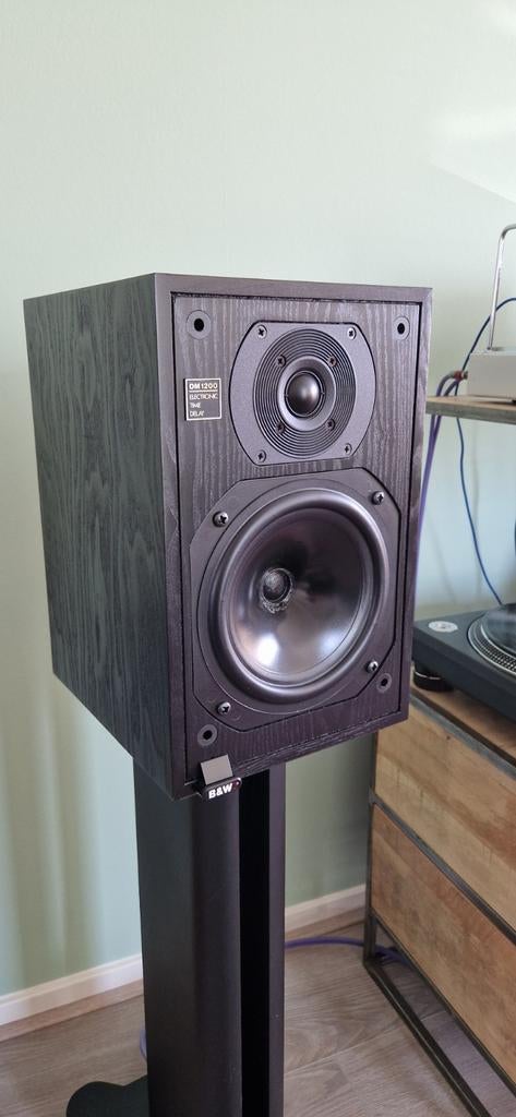 Bowers & Wilkins DM1200   Made in England, Ophalen, 120 watt of meer, Front, Rear of Stereo speakers, Bowers & Wilkins (B&W)