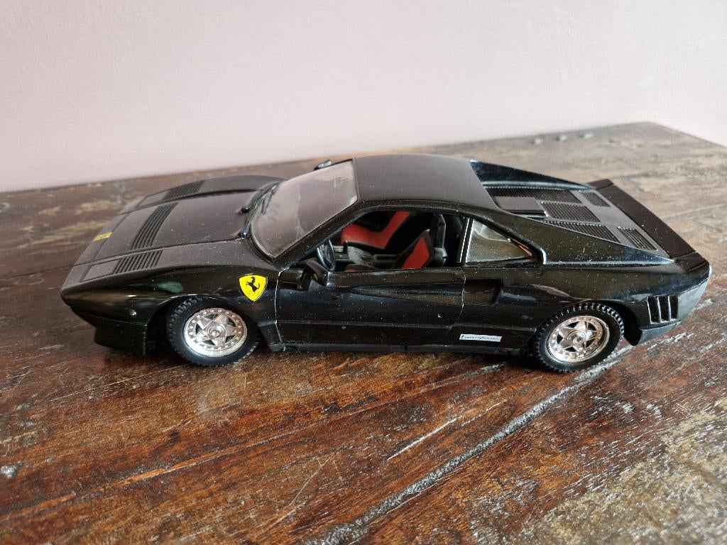 Ferrari 288 GTO Zwart 1:18, Ophalen of Verzenden, Zo goed als nieuw, Auto, Overige merken
